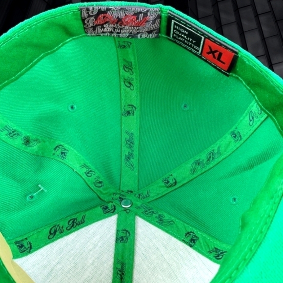 Texas Snapback Green Hat (Pitbull) - Picture 3 of 3